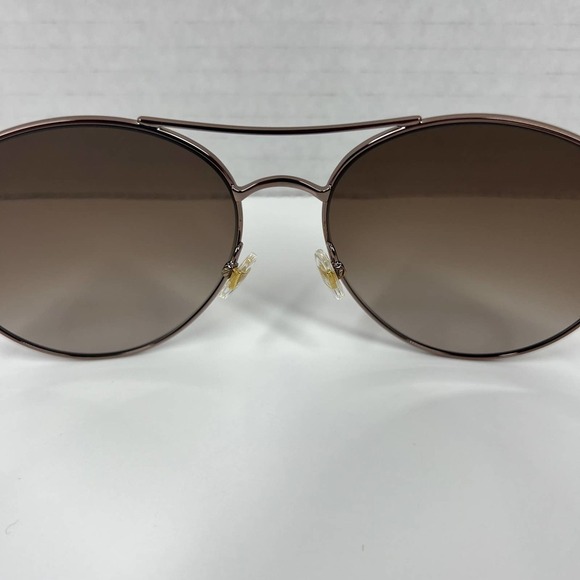 Kate Spade Timeless Chic Aviator UV Sunglasses Gold Brown w/ Pink Case - Picture 10 of 15